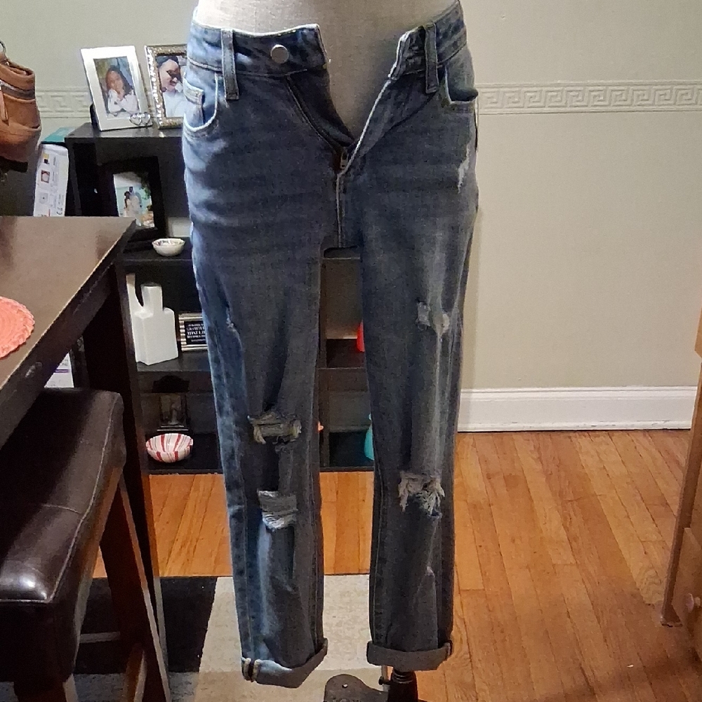 Altar'd State Blue Boyfriend Jeans